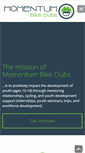 Mobile Screenshot of momentumbikeclubs.org